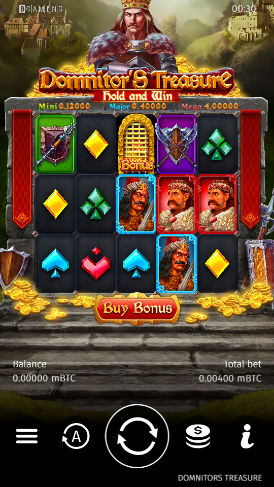 Domnitors Treasure LTC Casino Screenshot