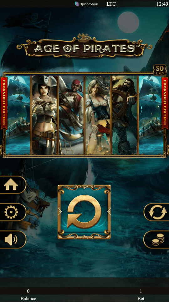 Age Of Pirates Expanded Edition LTC Casino Screenshot