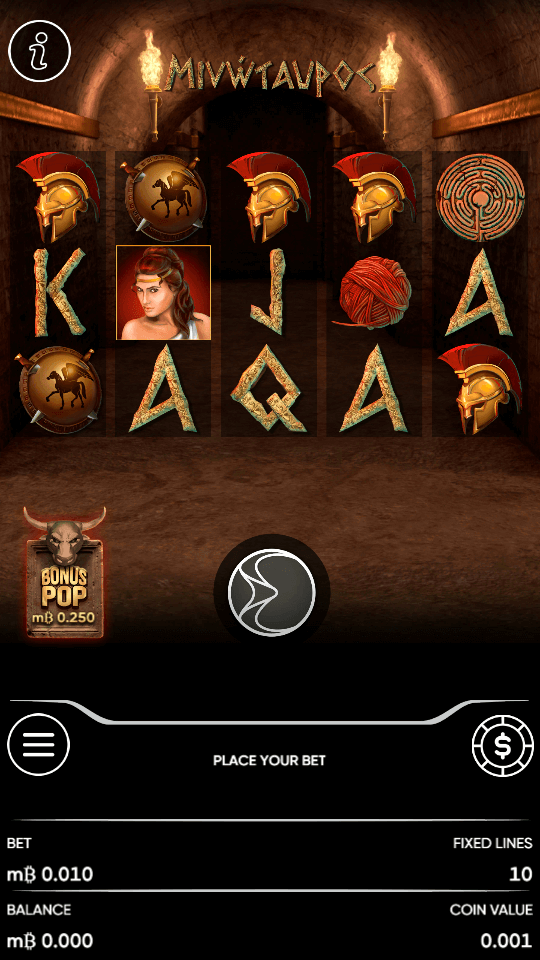 Minotaurus LTC Casino Screenshot
