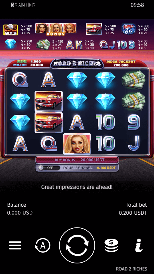 Road 2 Riches LTC Casino Screenshot