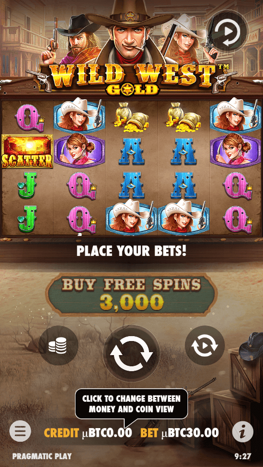 Wild West Gold LTC Casino Screenshot
